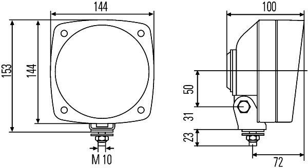 HELLA, Projecteur principal