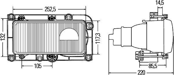 HELLA, Projecteur principal