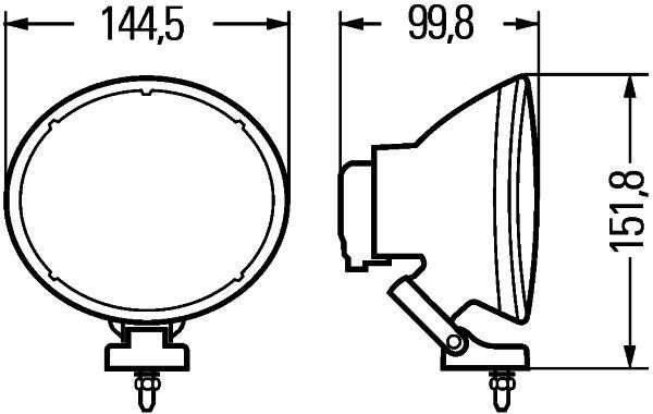 HELLA, Kit de projecteurs longue portée