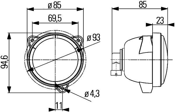 HELLA, Projecteur de travail