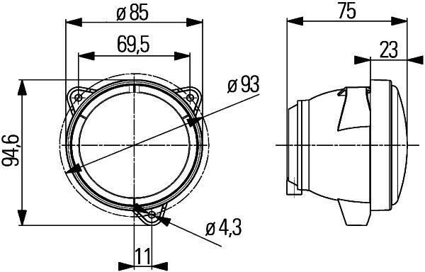 HELLA, Projecteur de travail