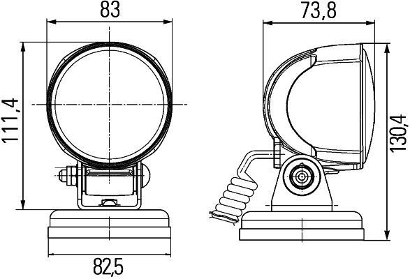 HELLA, Projecteur de travail