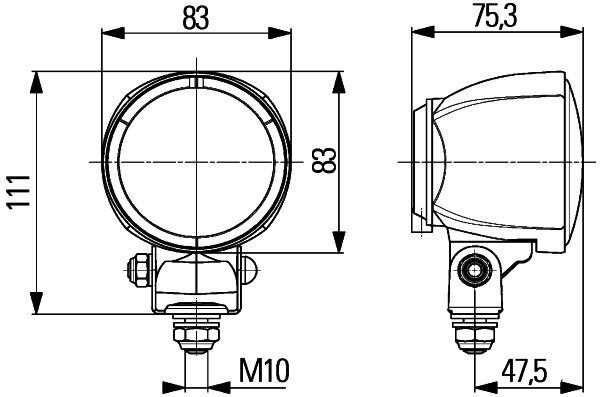 HELLA, Projecteur de travail