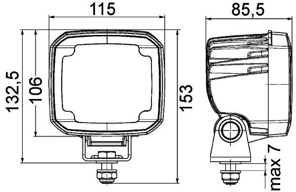 HELLA, Projecteur de travail