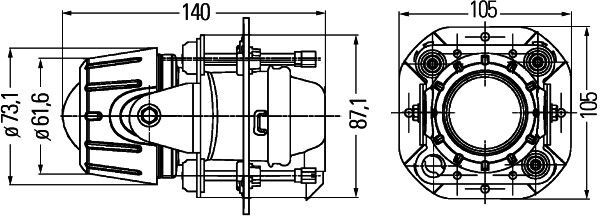 HELLA, Projecteur antibrouillard