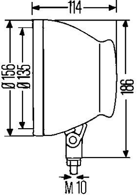 HELLA, Boîtier, projecteur principal