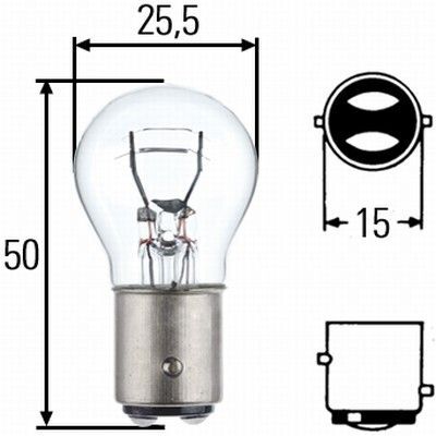 HELLA, Ampoule, feu clignotant