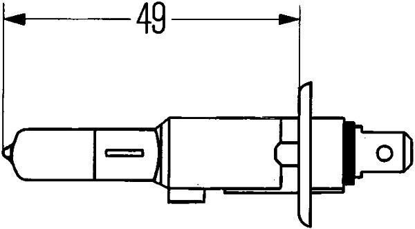 HELLA, Ampoule, projecteur principal