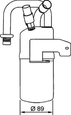 MAHLE, Filtre déshydratant, climatisation