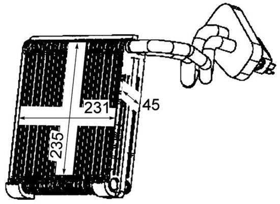 MAHLE, Évaporateur climatisation