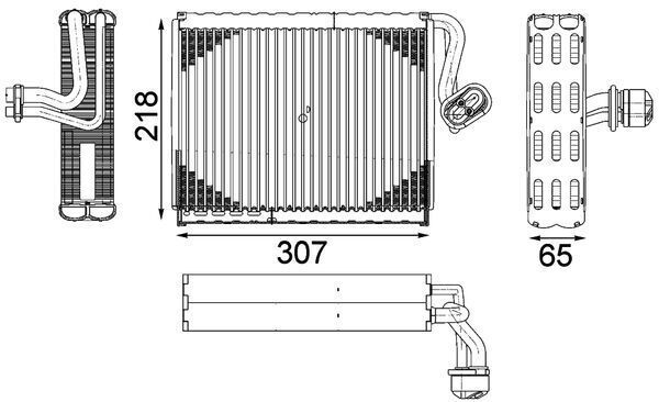 MAHLE, Évaporateur climatisation