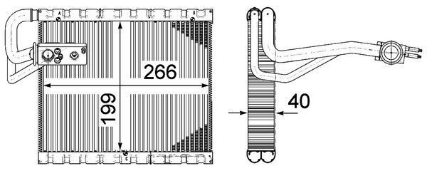 MAHLE, Évaporateur climatisation