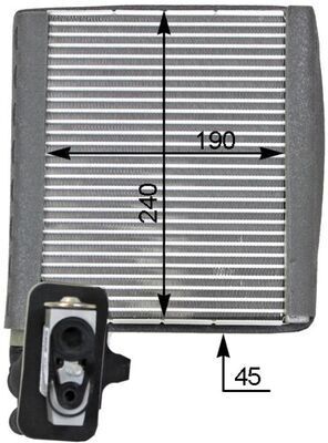 MAHLE, Évaporateur climatisation