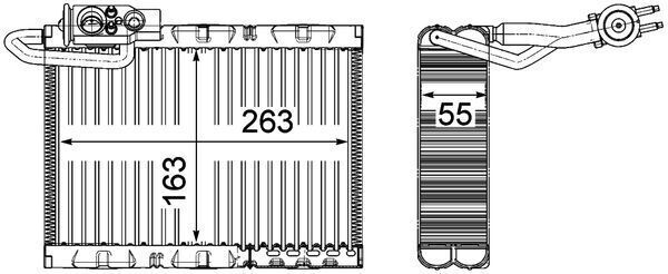 MAHLE, Évaporateur climatisation