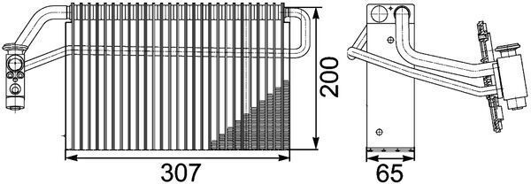 MAHLE, Évaporateur climatisation