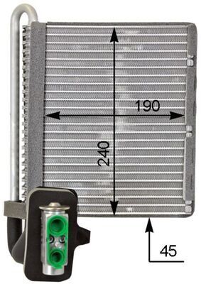 MAHLE, Évaporateur climatisation