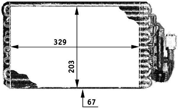 MAHLE, Évaporateur climatisation