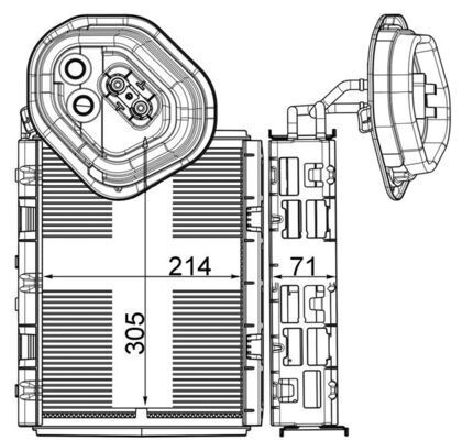 MAHLE, Évaporateur climatisation