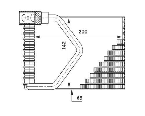 MAHLE, Évaporateur climatisation