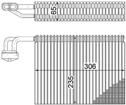 MAHLE, Évaporateur climatisation