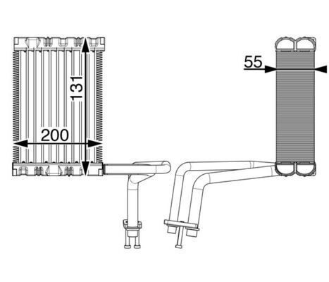 MAHLE, Évaporateur climatisation