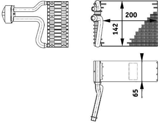 MAHLE, Évaporateur climatisation