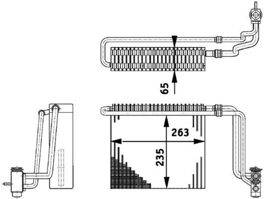 MAHLE, Évaporateur climatisation