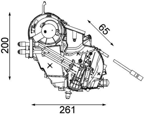 MAHLE, Évaporateur climatisation