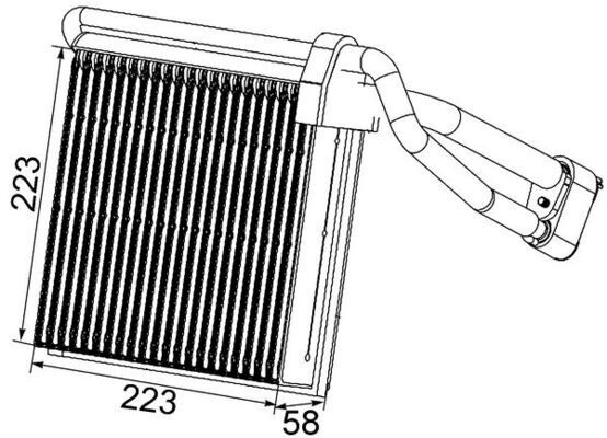 MAHLE, Évaporateur climatisation