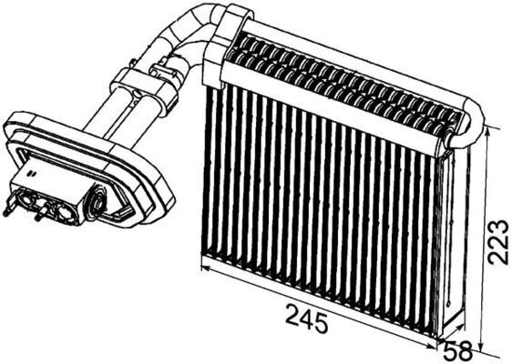 MAHLE, Évaporateur climatisation