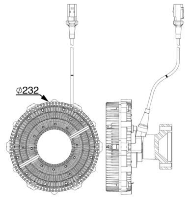 MAHLE, Embrayage, ventilateur de radiateur