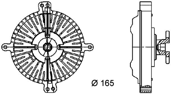 MAHLE, Embrayage, ventilateur de radiateur