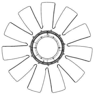 MAHLE, Roue du souffleur, refroidissementdu moteur