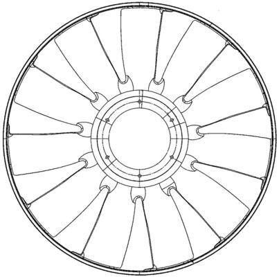 MAHLE, Roue du souffleur, refroidissementdu moteur