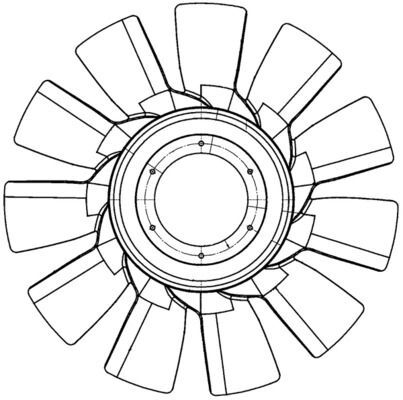 MAHLE, Roue du souffleur, refroidissementdu moteur