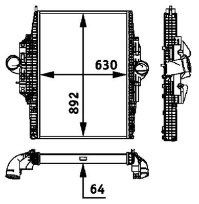 MAHLE, Intercooler, échangeur