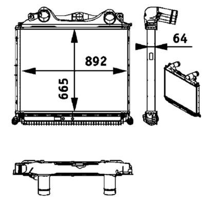 MAHLE, Intercooler, échangeur