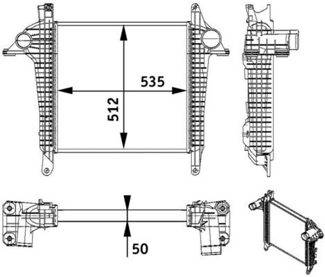 MAHLE, Intercooler, échangeur