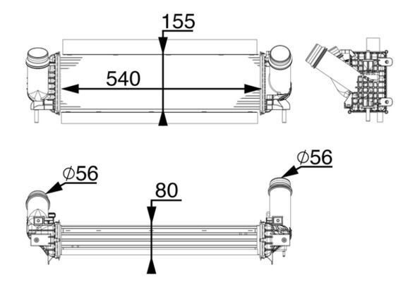 MAHLE, Intercooler, échangeur