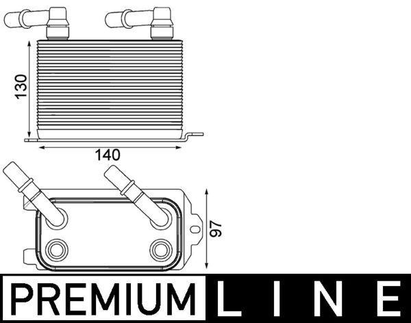 MAHLE, Radiateur d'huile de boîte automatique