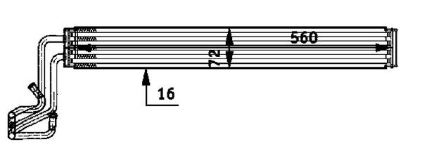MAHLE, Radiateur d'huile, direction