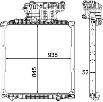 MAHLE, Radiateur, refroidissement du moteur