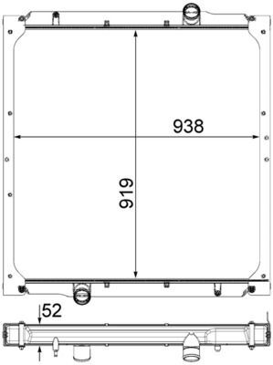 MAHLE, Radiateur, refroidissement du moteur