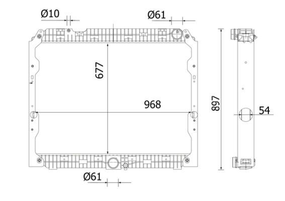 MAHLE, Radiateur, refroidissement du moteur