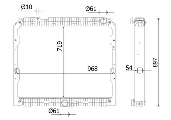 MAHLE, Radiateur, refroidissement du moteur