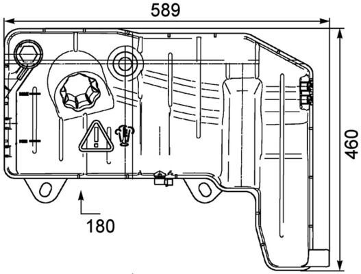 MAHLE, Vase d'expansion, liquide de refroidissement