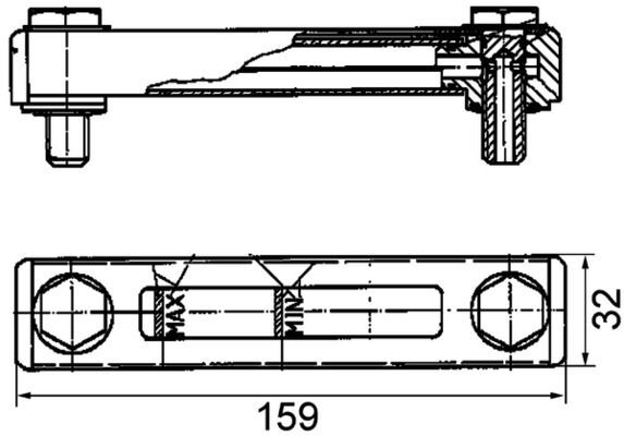 MAHLE, Commutateur de niveau, indicateur niveau réfrigérant