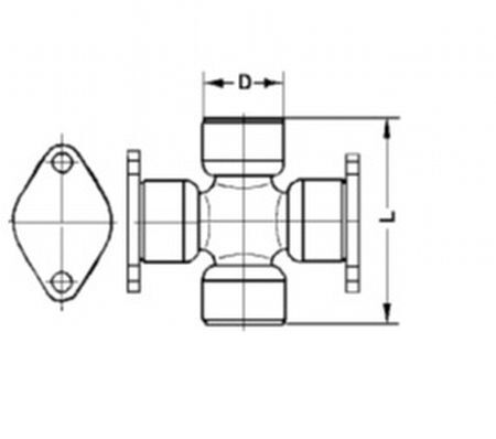 LÖBRO, Joint, arbre longitudinal