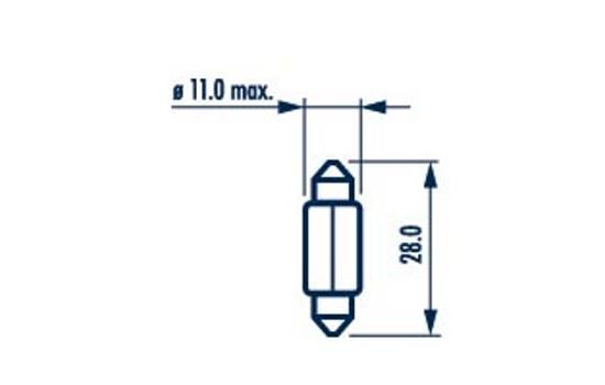 NARVA, Ampoule, éclairage intérieur