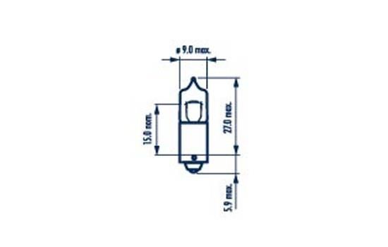 NARVA, Ampoule, éclairage intérieur